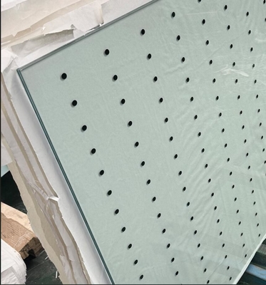 6.78MM Customized Screen Printed  Clear Laminated Safety Glass for Doors