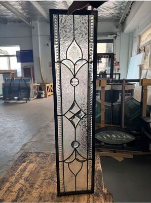 Customizable Door Glass Insert Designed to Fit Various Door Styles Providing Elegance and Improved Visibility