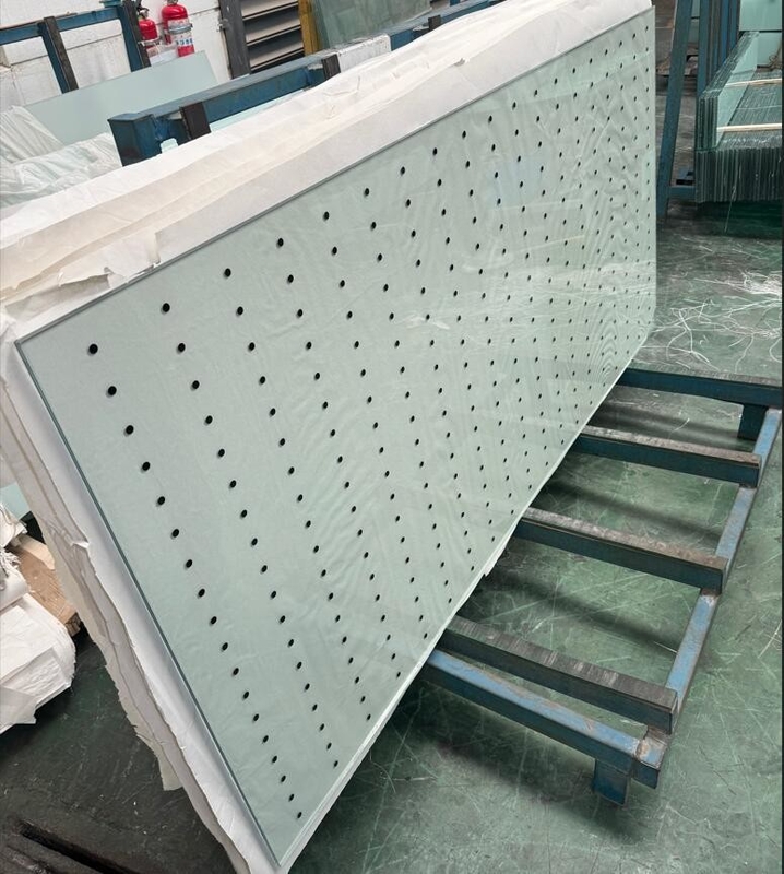 6.78MM Customized Screen Printed  Clear Laminated Safety Glass for Doors