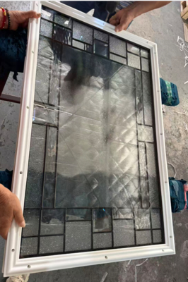 Gepersonaliseerd Decoratief glas met raam voor ingangsdeuren